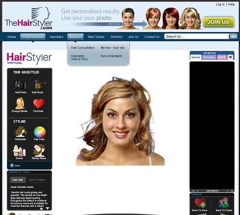 virtual hairstyle finder. Hairstyle Makeover Online Free