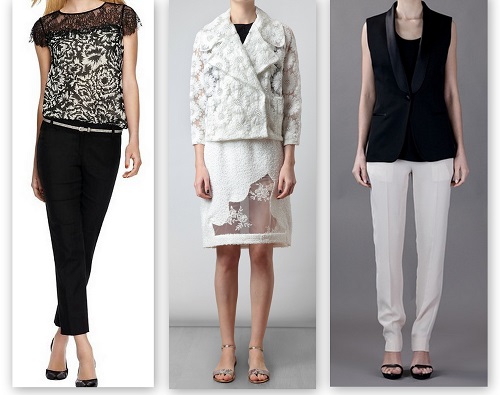 spring summer fashion trends black & white