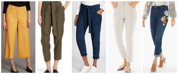 spring summer fashion trends 2017 cropped pants