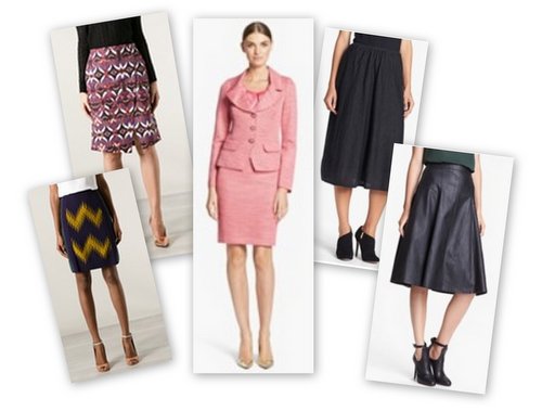 fall winter fashion trend skirts