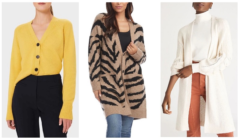 fall winter 2020 fashion trends cardigans