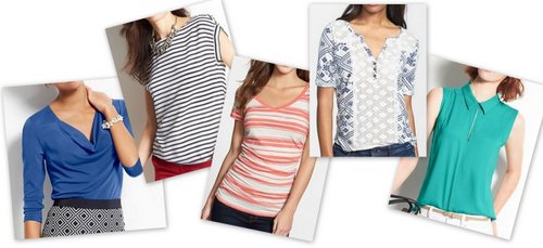 stylish summer pear tops