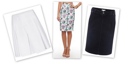 stylish summer pear skirts