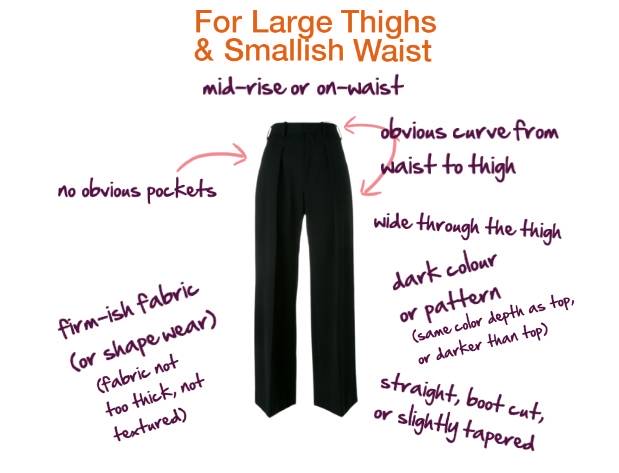 Pants for Wide Hips Small Waist & Heavy Legs