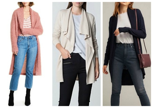 autumn winter fashion trends 2018 Australia & NZ cardigans