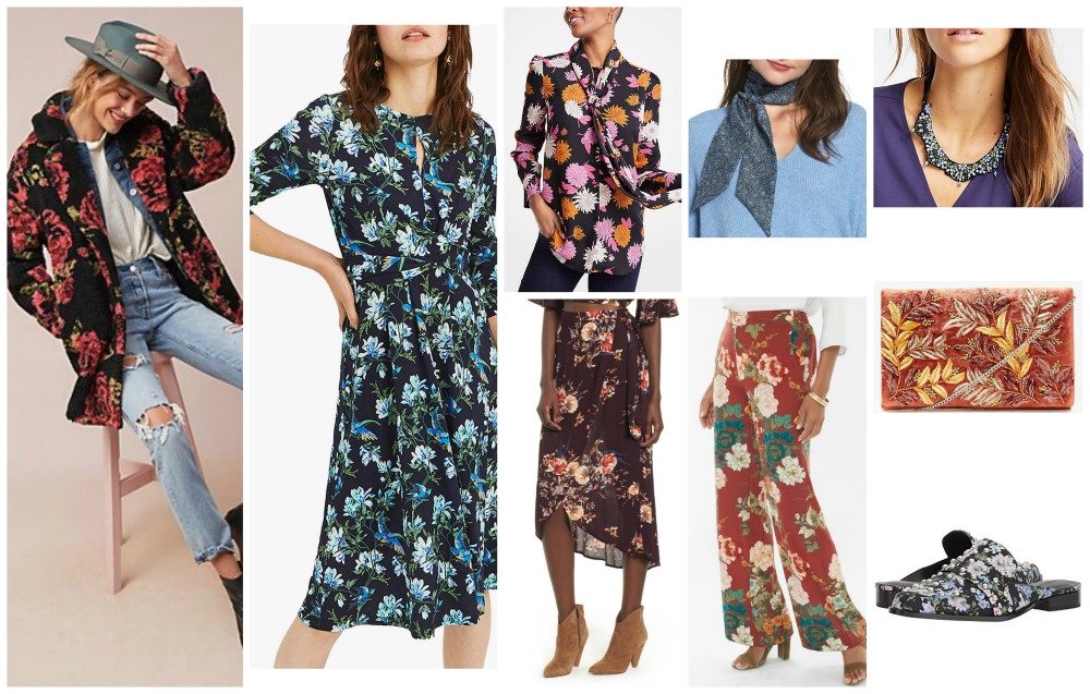 fall winter fashion trends 2018-19 floral prints