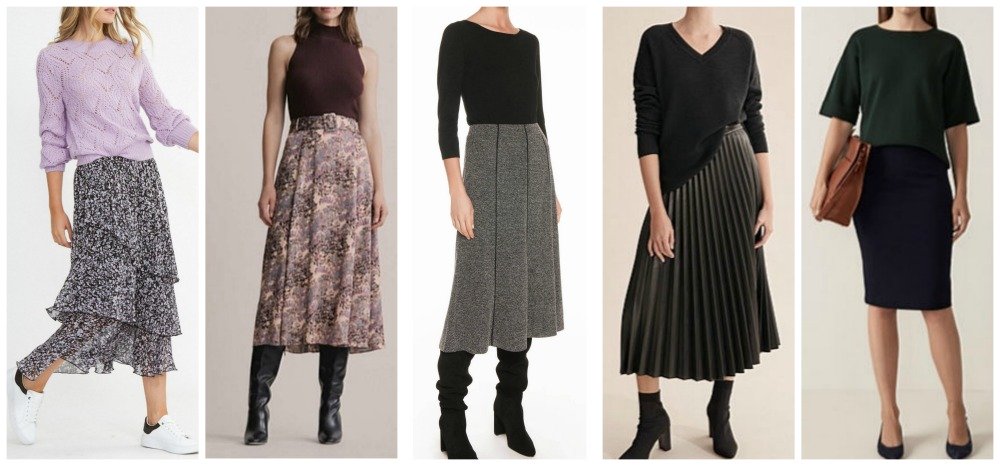 autumn winter fashion trends 2020 Australia & NZ skirts